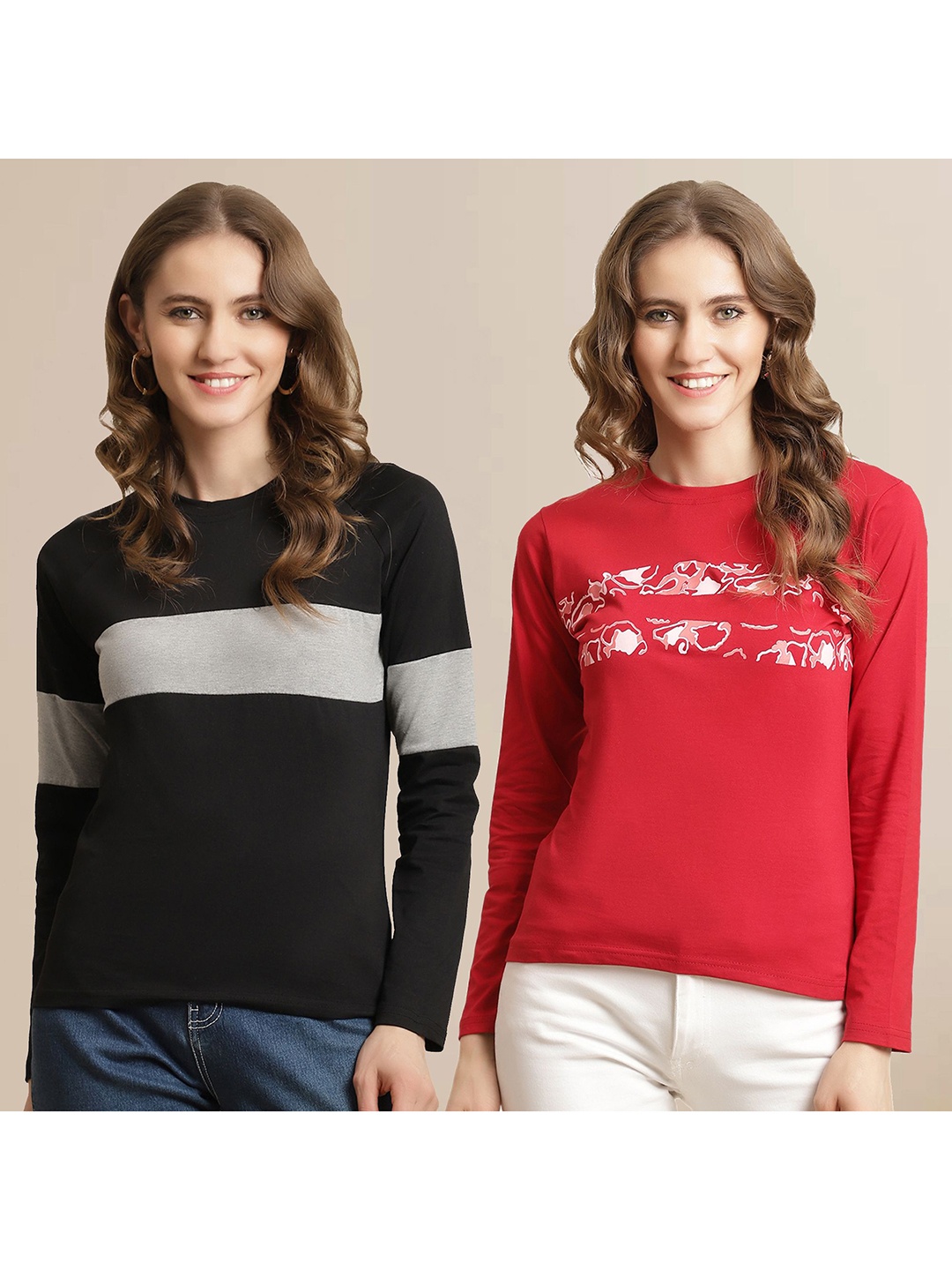 

Metronaut Women 2 Applique T-shirt, Multi