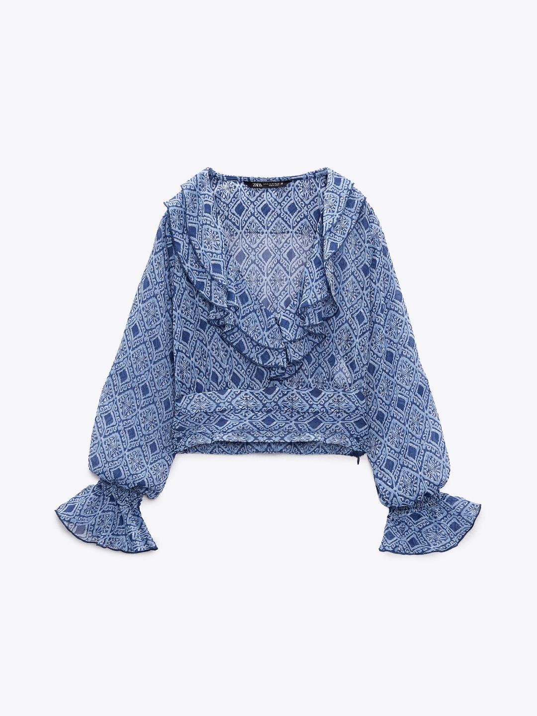 

ZARA Women Blue Shirts