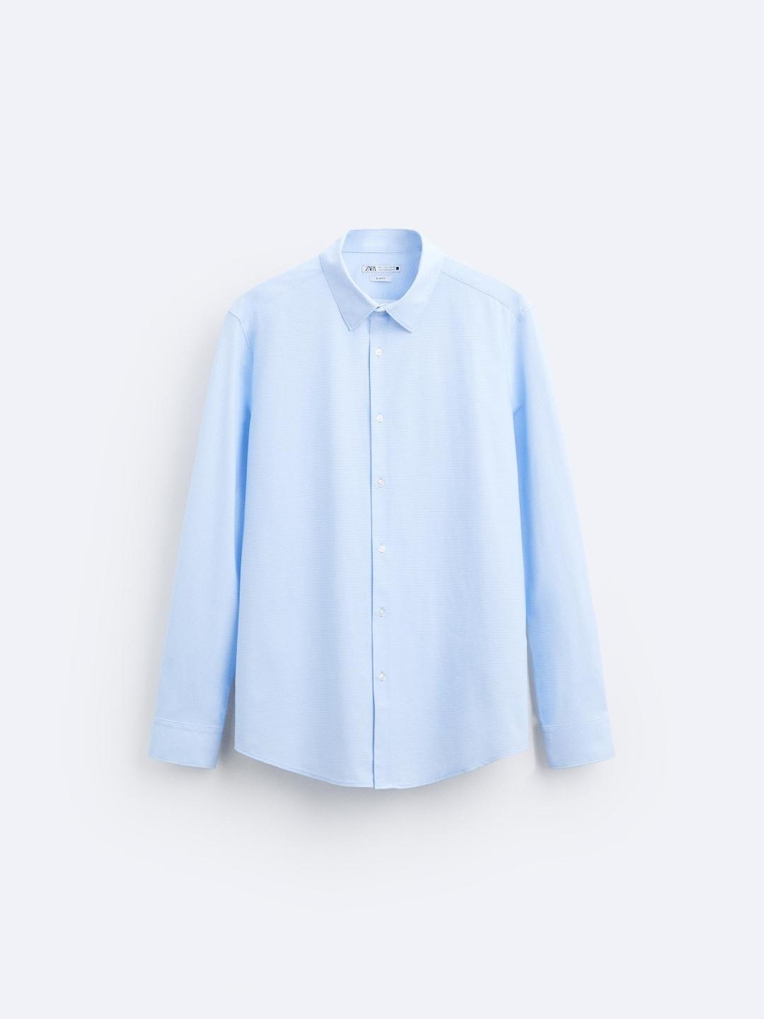 

ZARA Men Blue Shirts