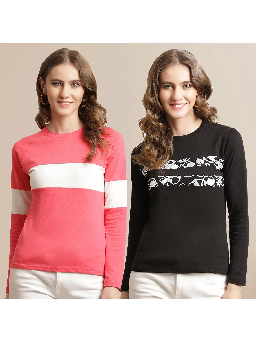 

Metronaut Women 2 Applique T-shirt, Multi