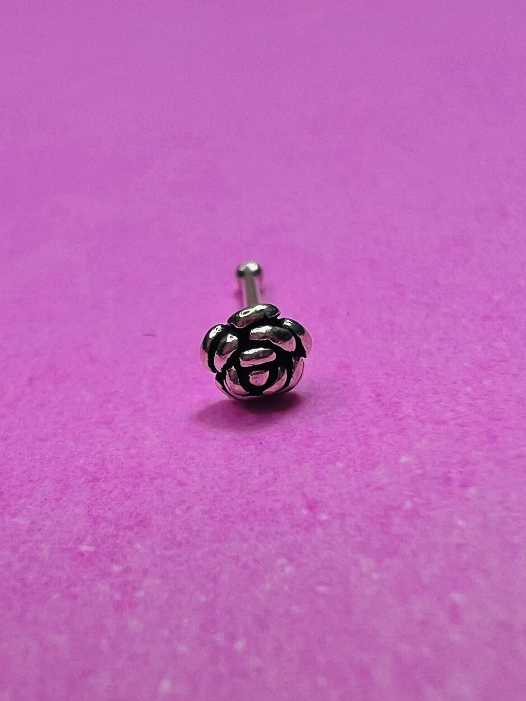 

Arte Jewels Sterling Silver Oxidised Stud Nosepin