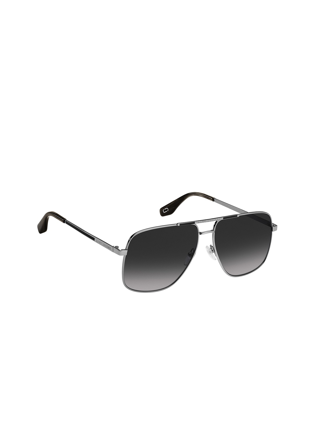 

MARC JACOBS Men Aviator UV Protected Lens Sunglasses 201845POH609O-RUTHENIUM GREY HORN
