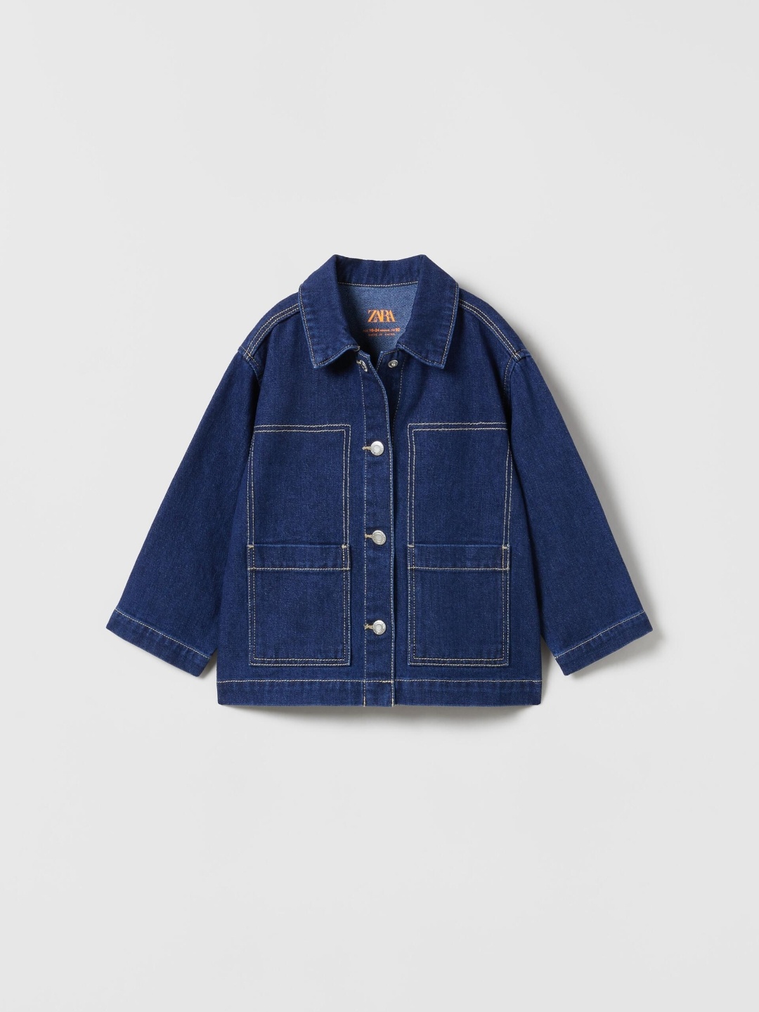 

ZARA Unisex Navy Blue Shirts