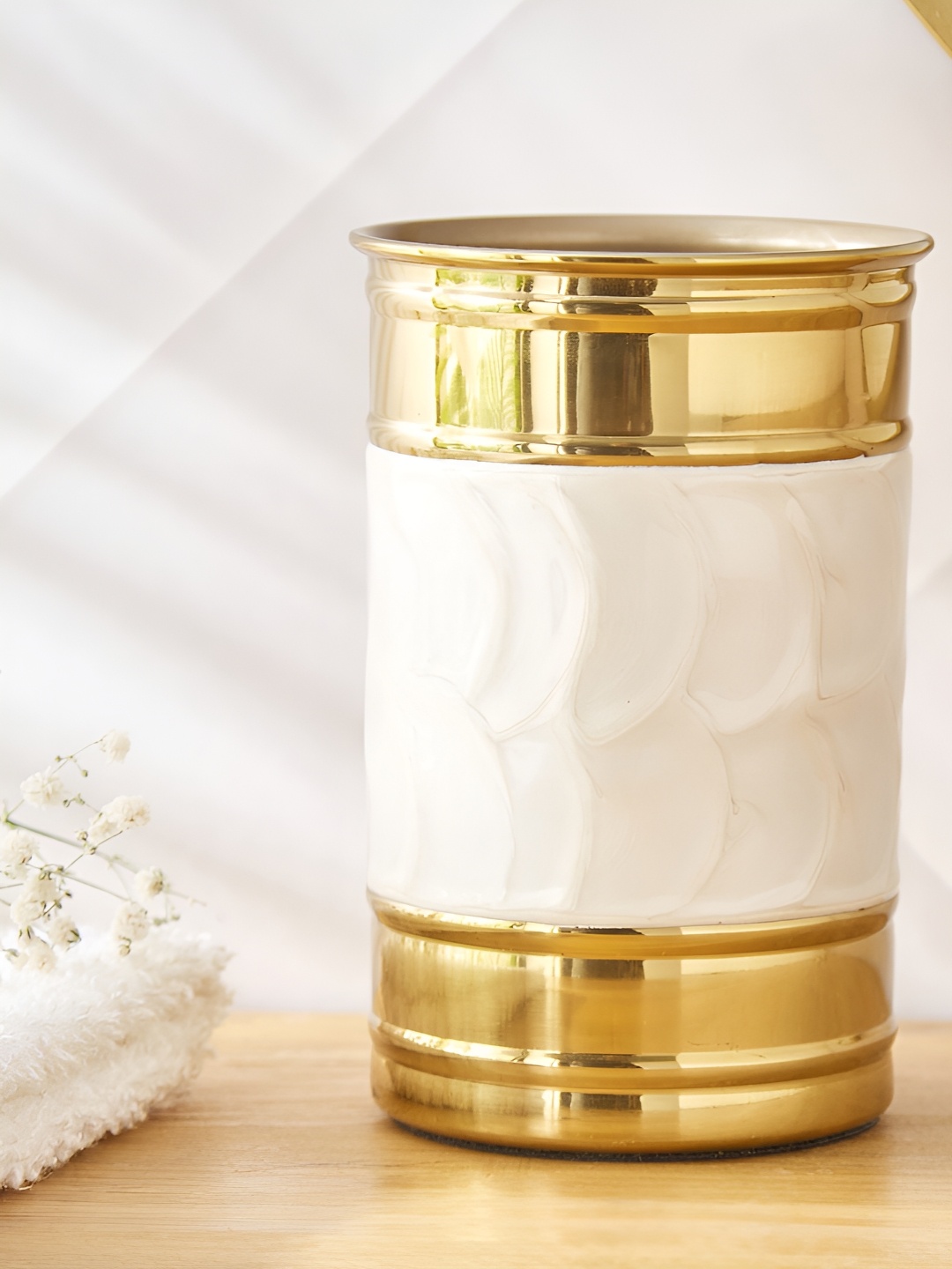 

Home Centre Gold-Toned Stainless Steel Tumbler, Yellow