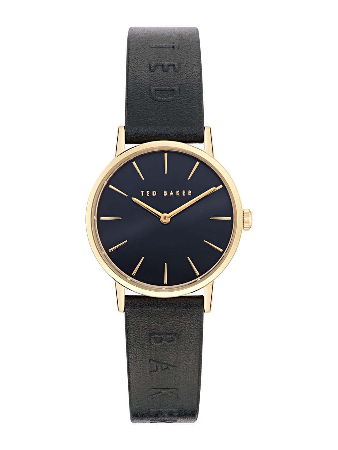 

Ted Baker Women Dial & Leather Straps Analogue Watch, Black