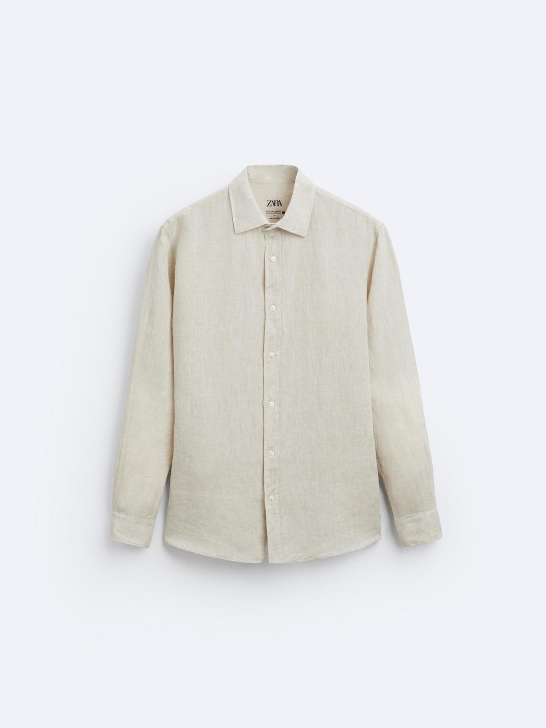 

ZARA Men Beige Shirts