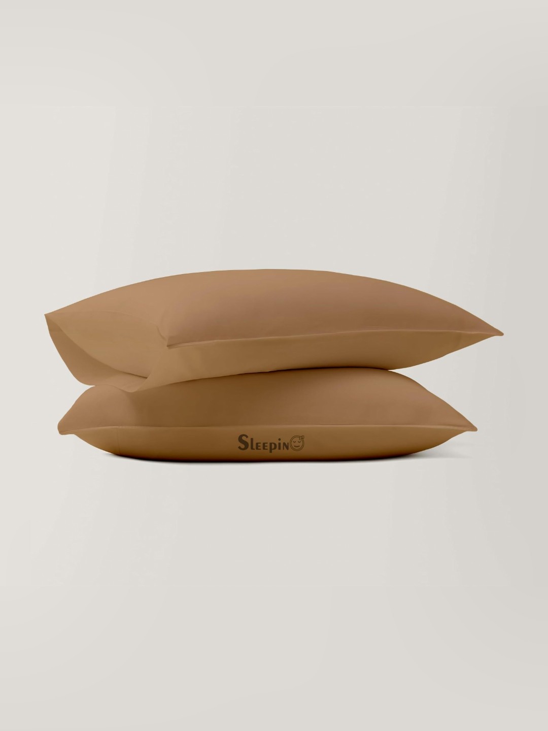 

Sleepino Beige 6 Pieces Solid Pure Cotton Rectangle Pillow Covers
