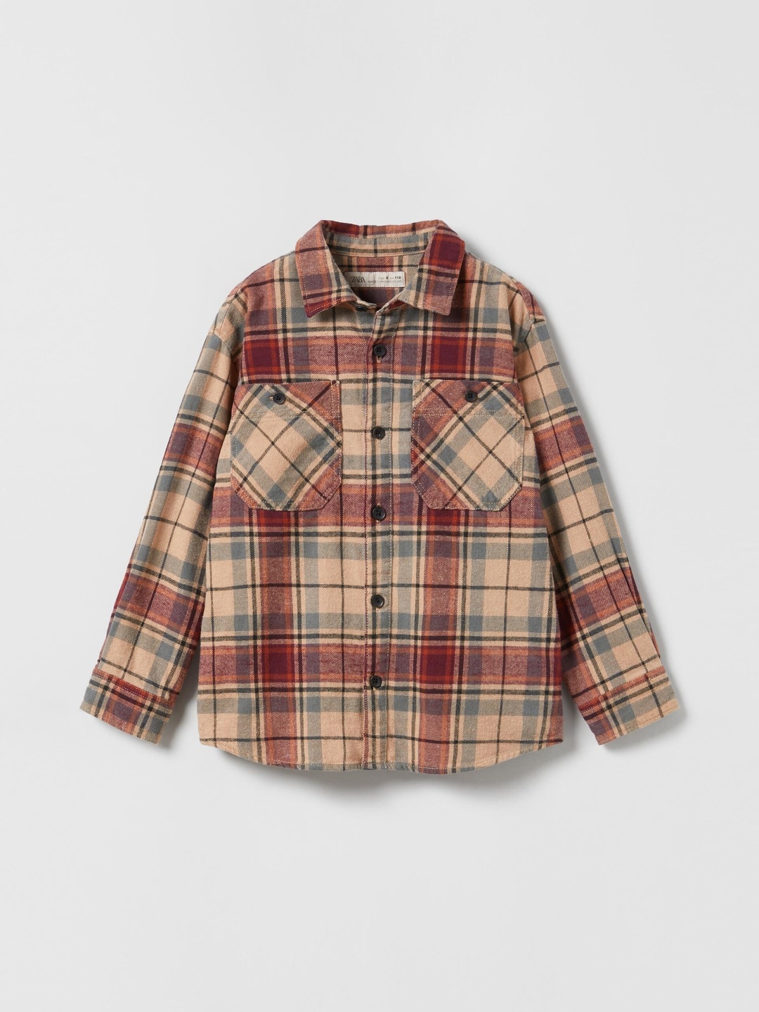

ZARA Boys Brown Shirts