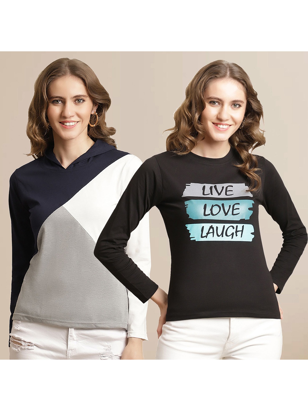 

Metronaut Women 2 Applique T-shirt, Multi