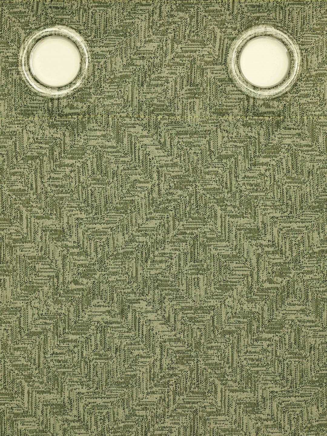 

Ariana Olive Green Ethnic Motifs Black Out Window Curtain