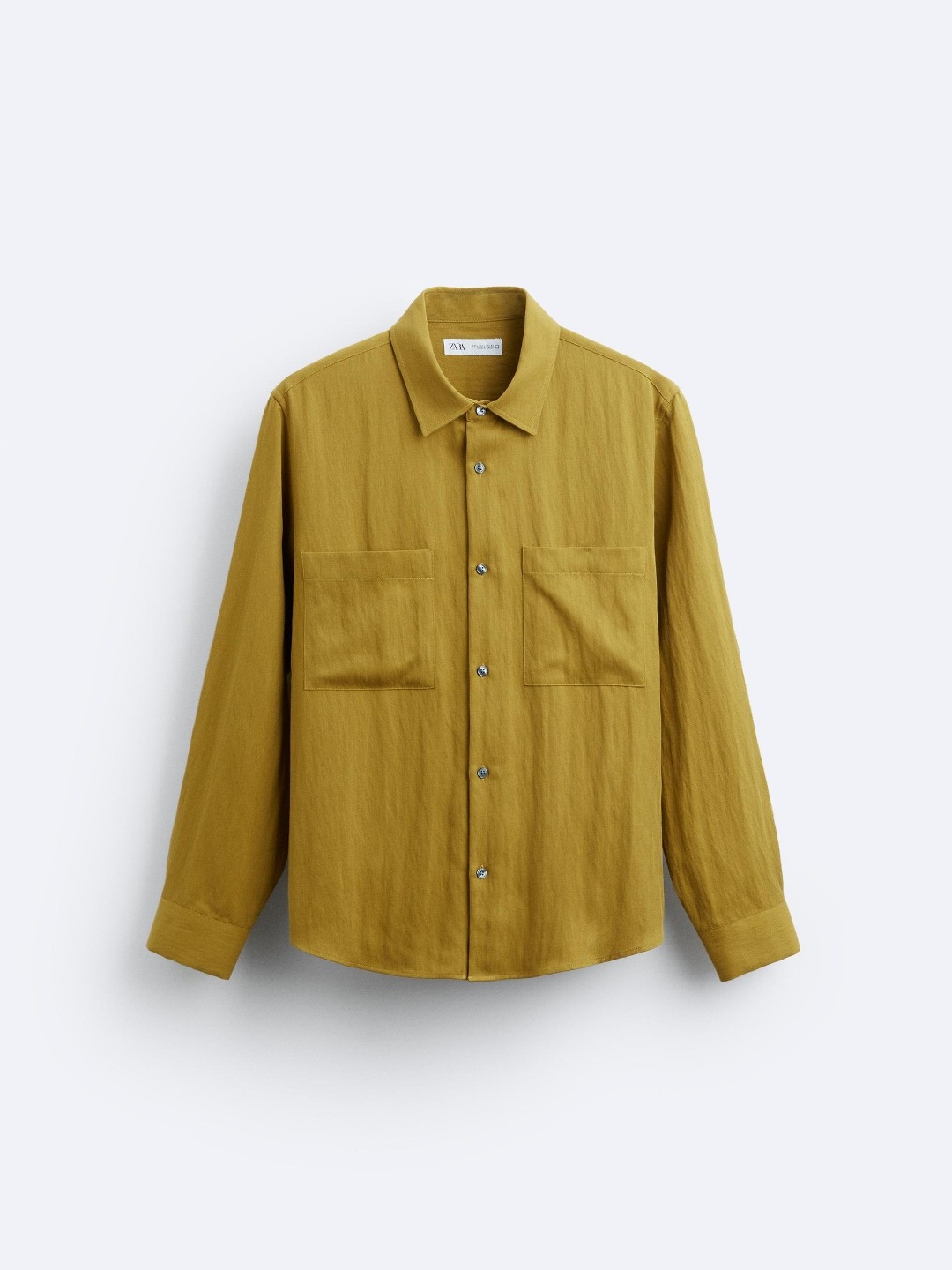 

ZARA Men Orange Shirts