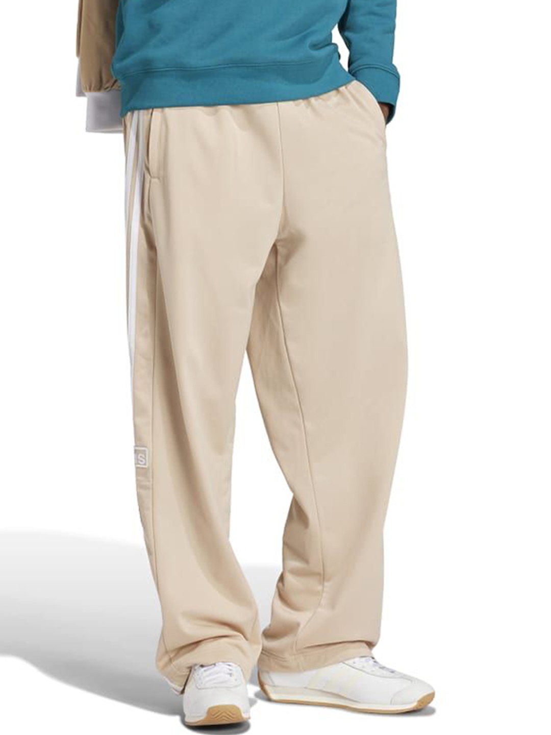 

ADIDAS Originals Men mid-rise Track Pants, Beige