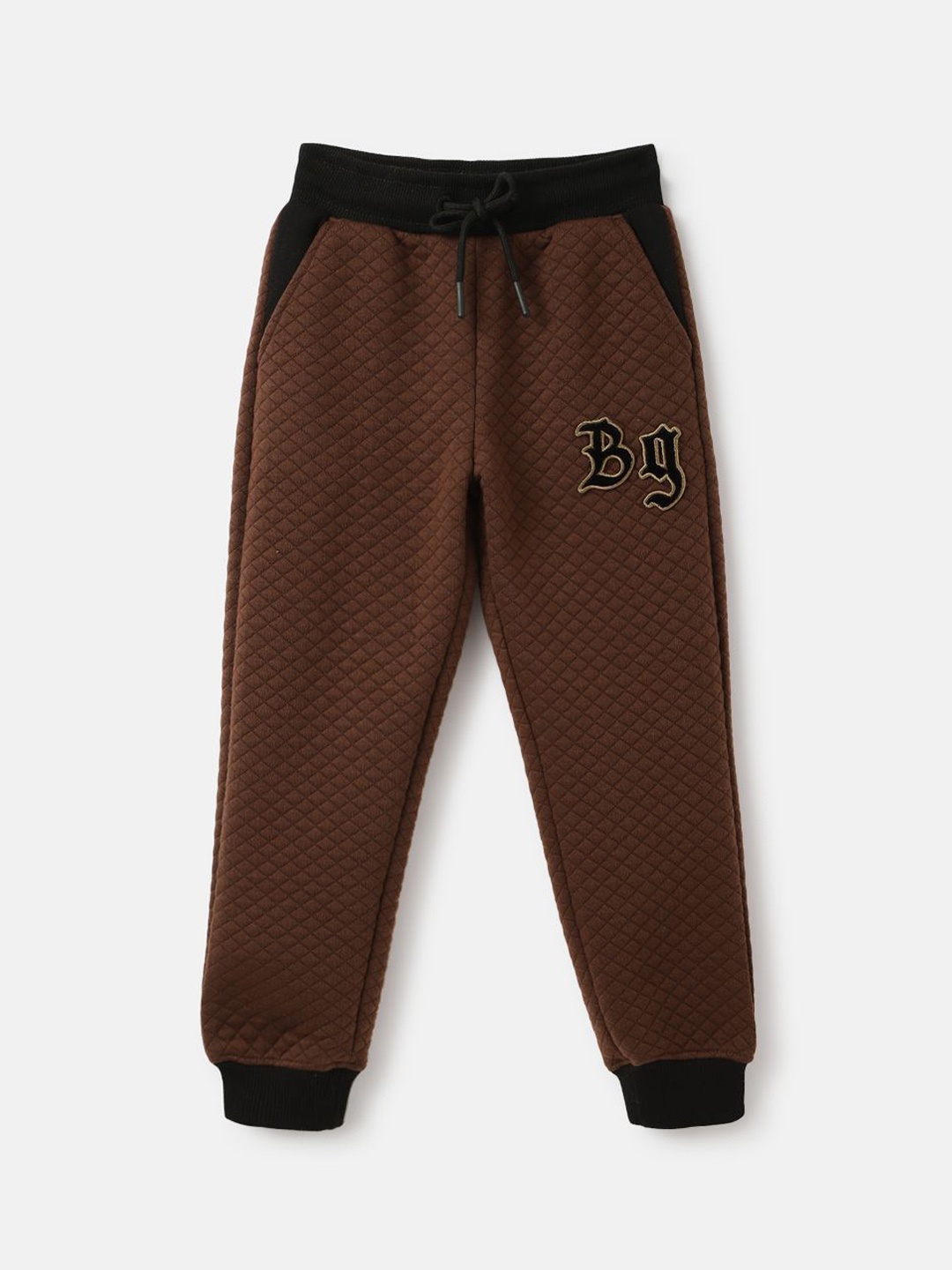 

Blue Giraffe Boys Regular Fit Track Pants, Brown