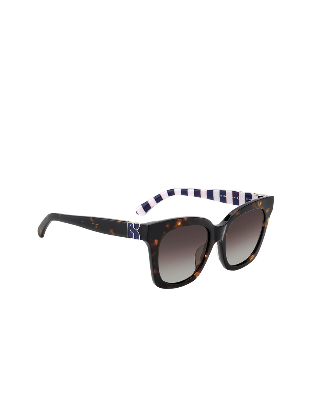 

Kate Spade Women Round Sunglasses with UV Protected Lens, Brown