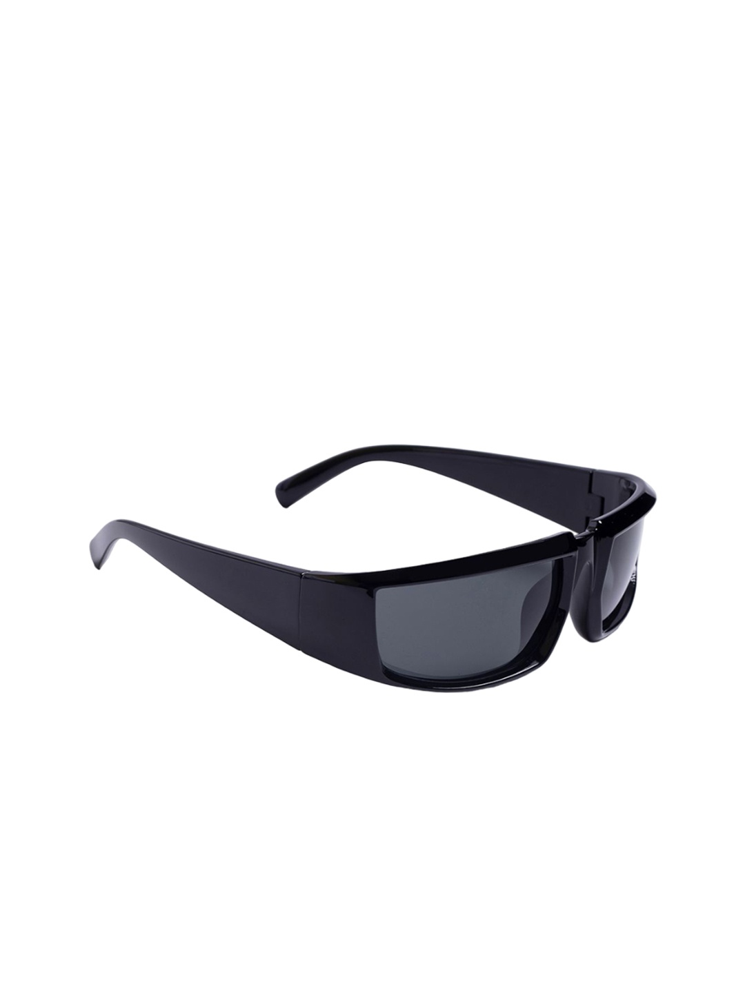 

DIMEH Unisex Square Sunglasses with UV Protected Lens SG-192, Black