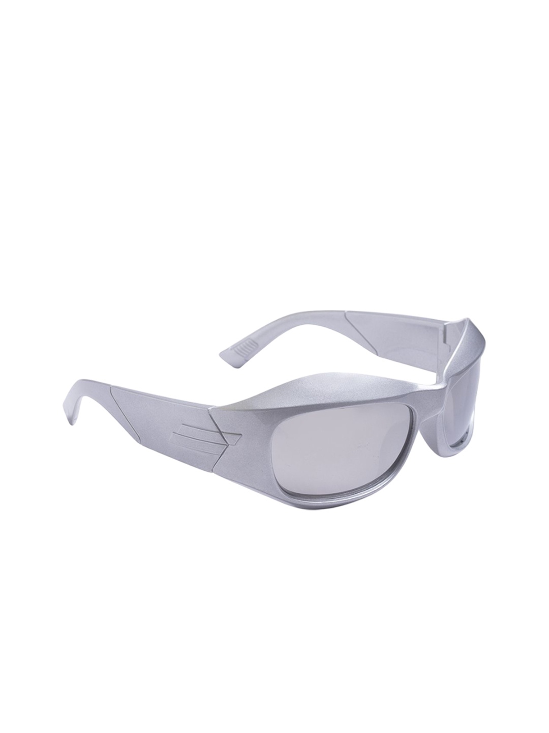 

DIMEH Adults Butterfly Sunglasses with UV Protected Lens SG-183-Silver, Grey