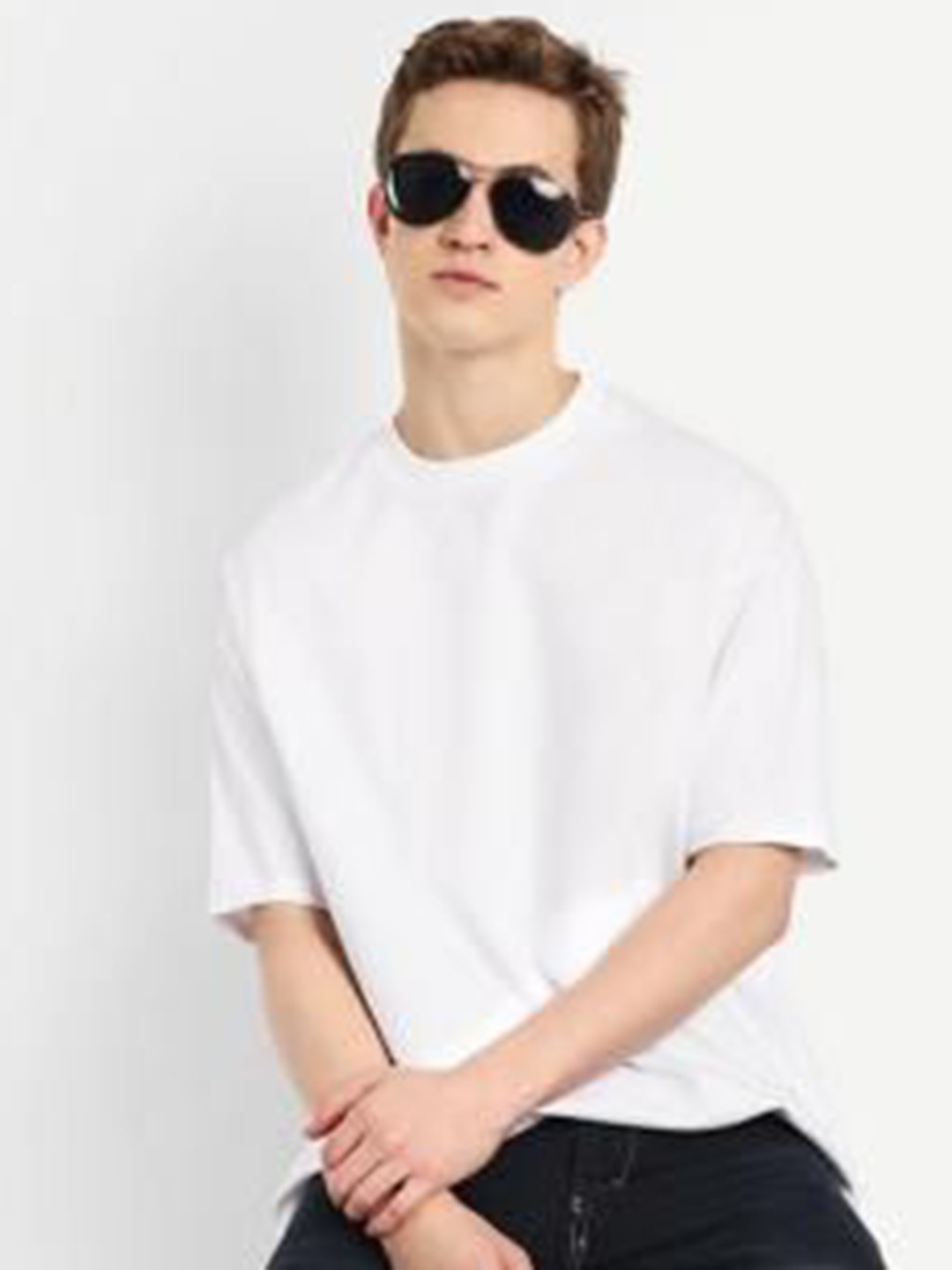 

BLURR Unisex Pure Cotton Pockets T-shirt, White