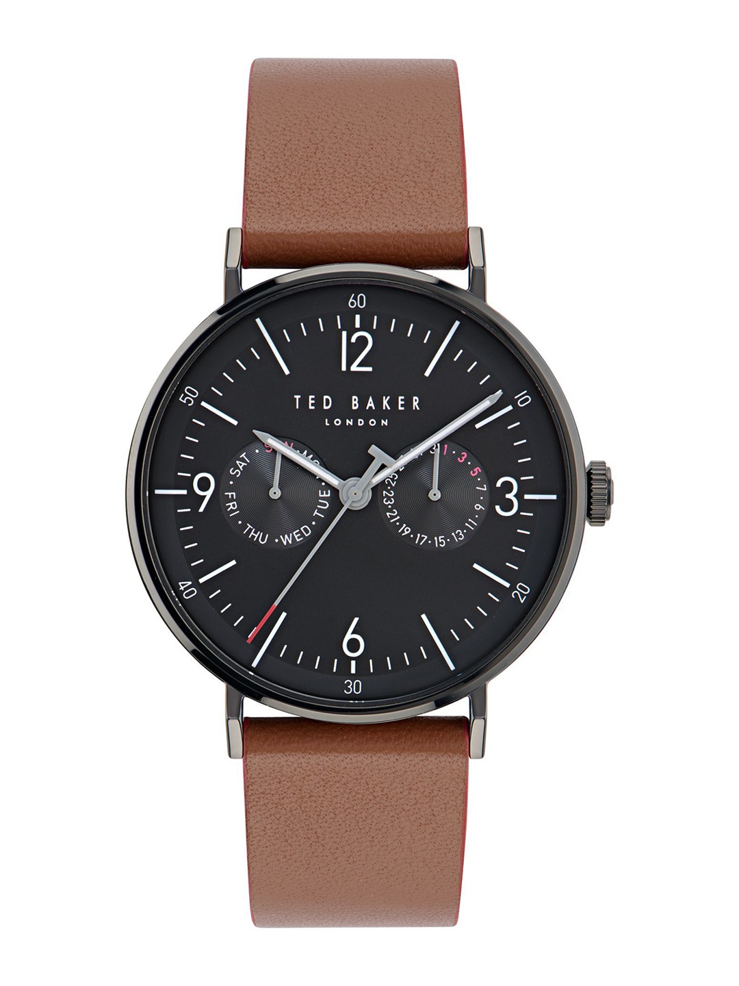 

Ted Baker Men Dial & Leather Straps Analogue Watch BKPPGF4029I, Black