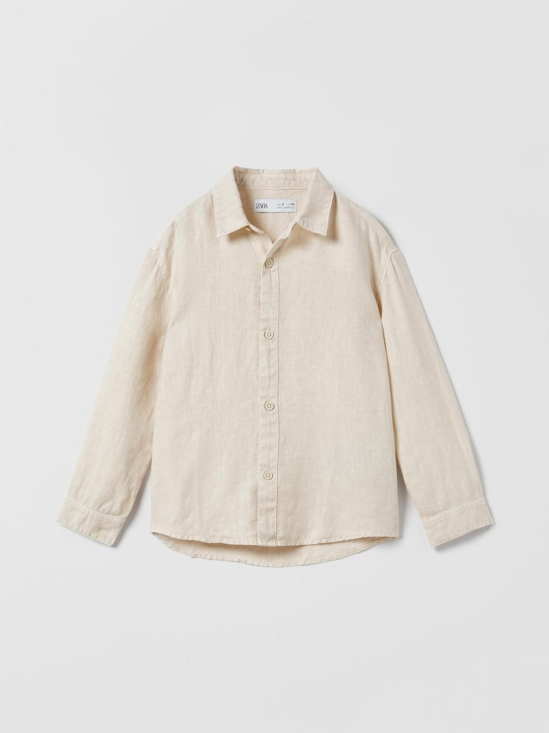 

ZARA Boys Beige Shirts