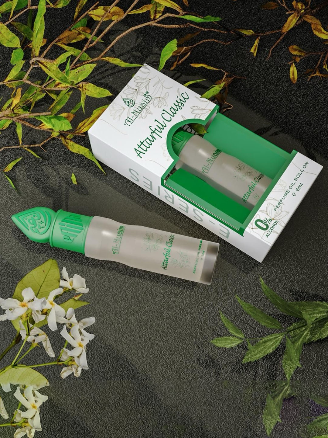 

Al-Nuaim E-Series Attarful Classic Alcohol Free Long Lasting Attar Roll-On - 6 ml, Multi