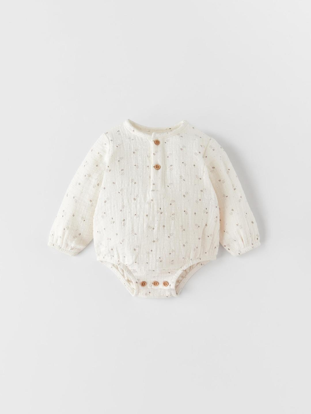 

ZARA Unisex Beige Shirts