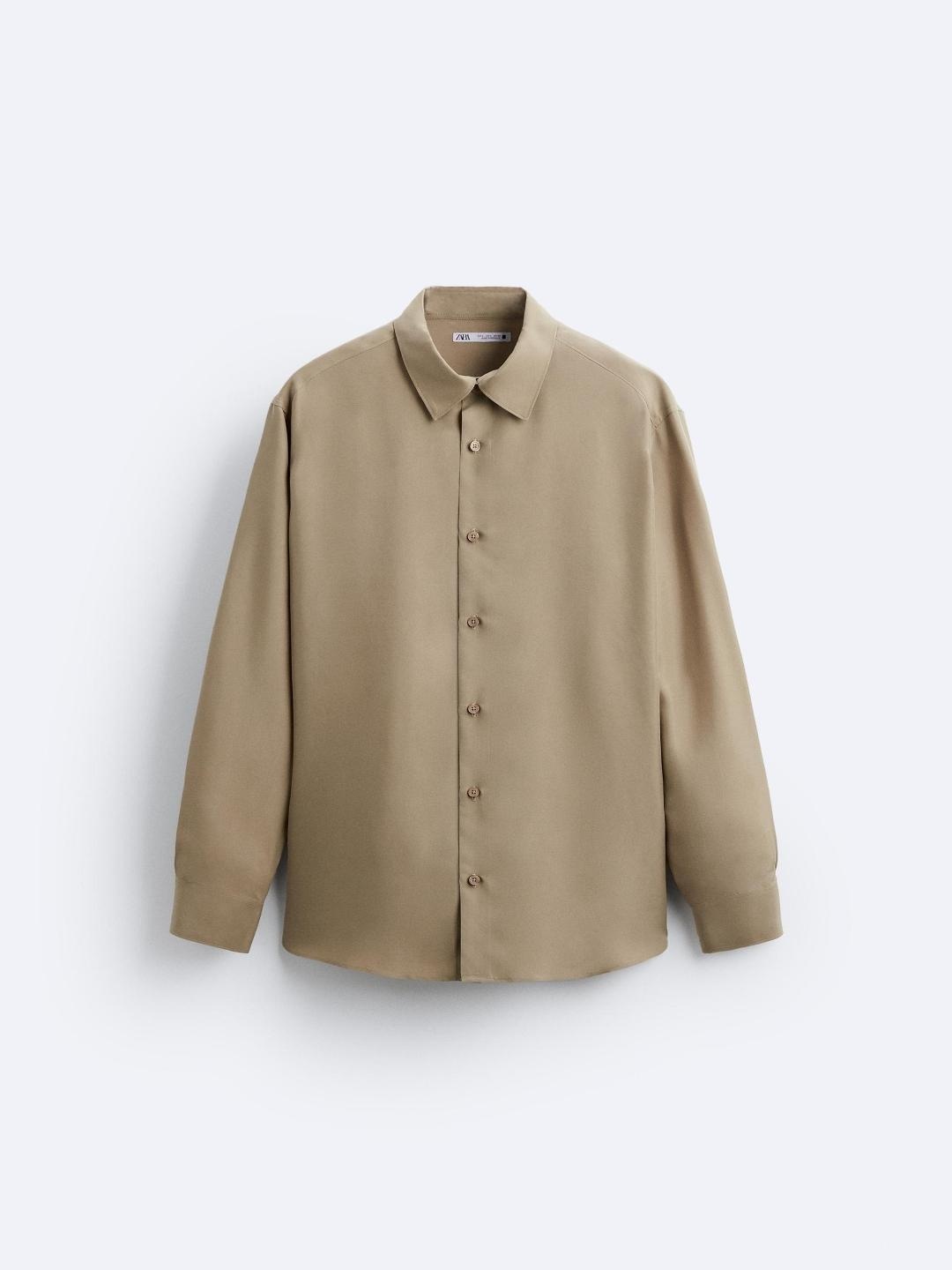 

ZARA Men Tan Shirts