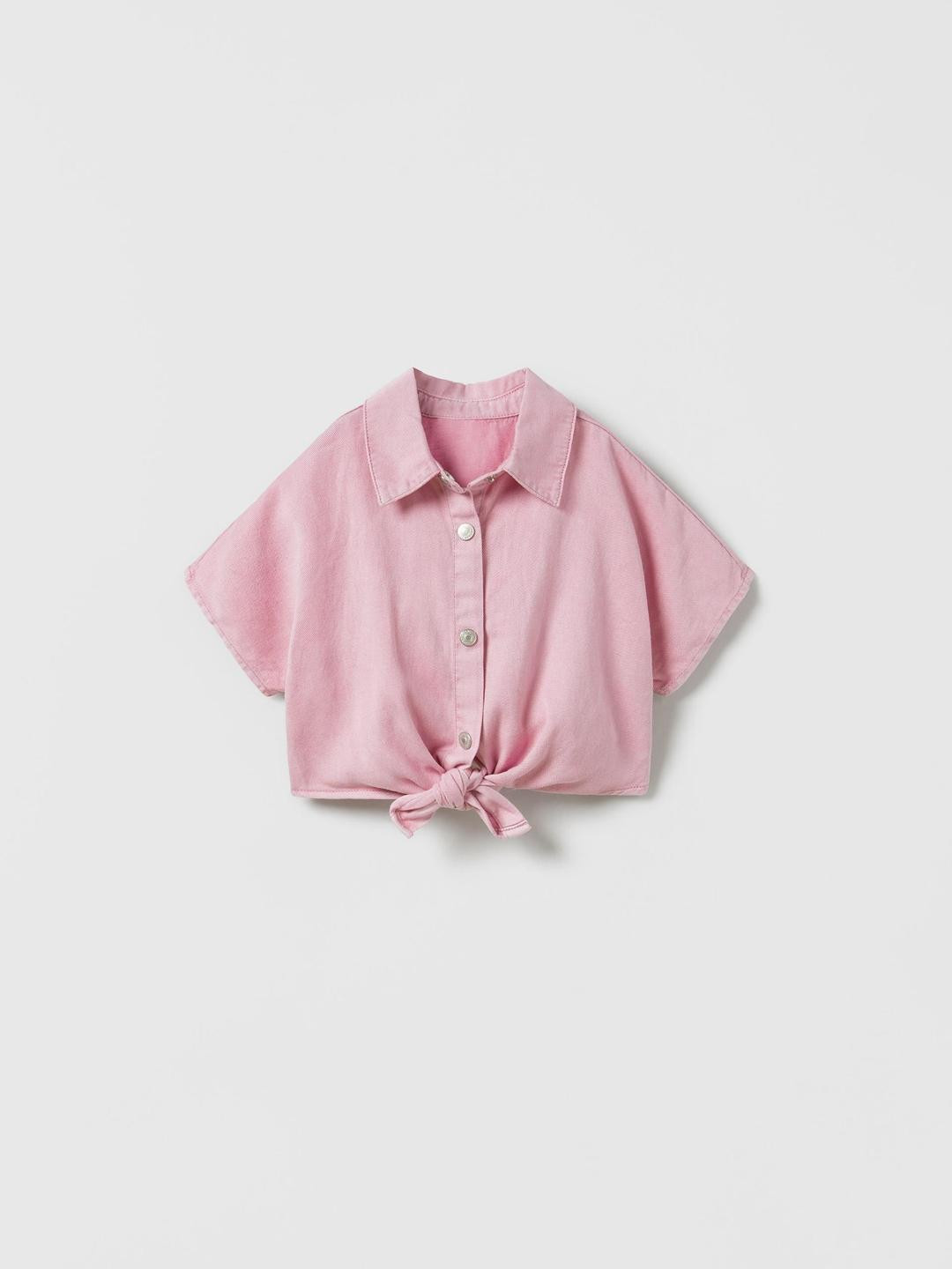 

ZARA Unisex Pink Shirts