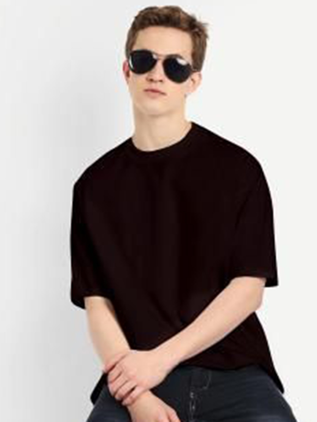 

BLURR Unisex Pure Cotton Pockets T-shirt, Black