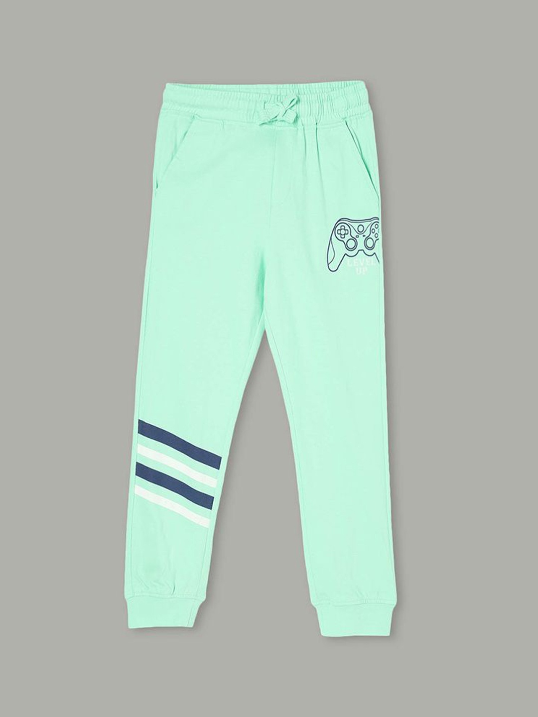 

Fame Forever by Lifestyle Boys Printed Joggers Track Pants, Green