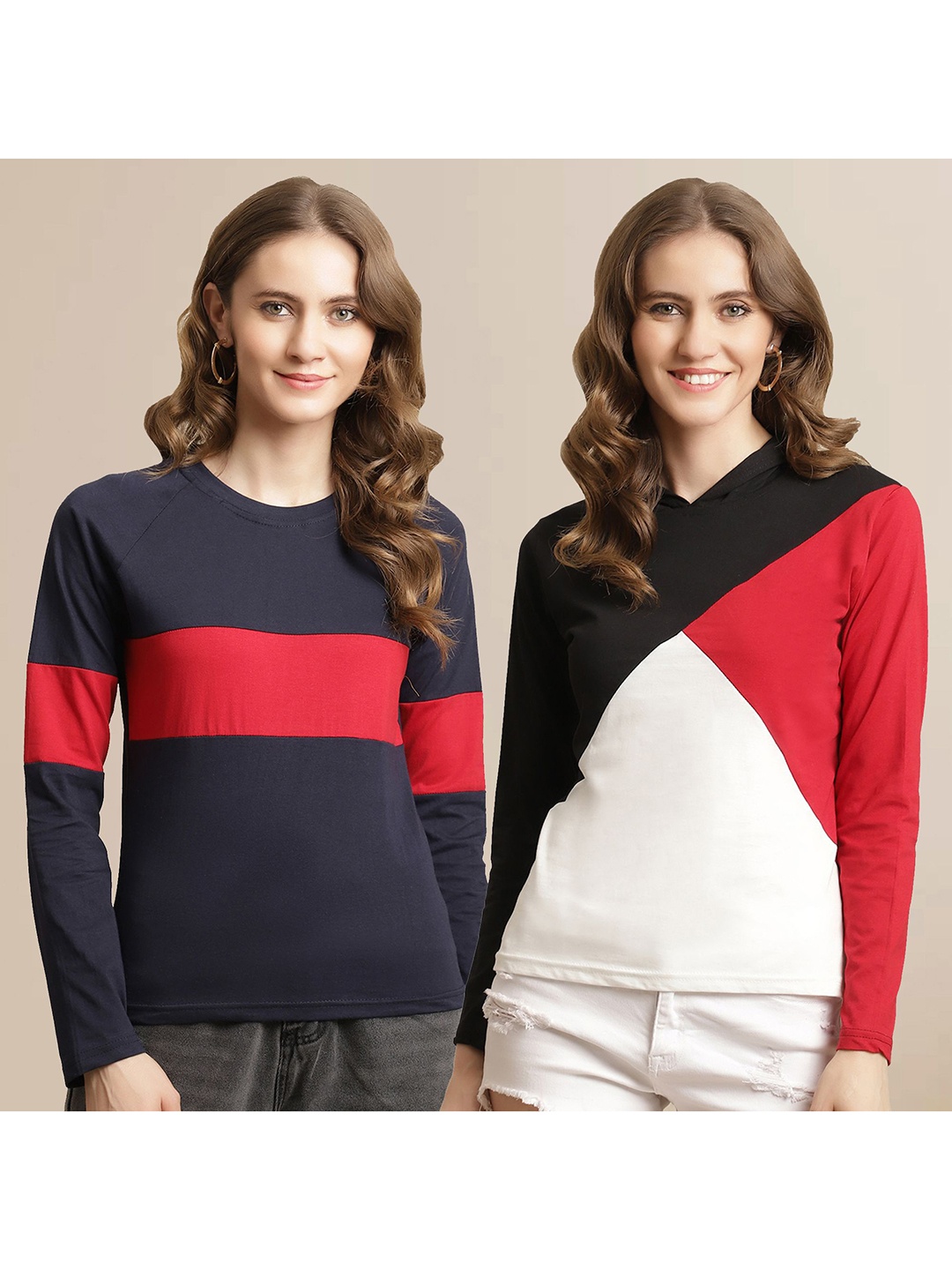 

Metronaut Women 2 Applique T-shirt, Multi