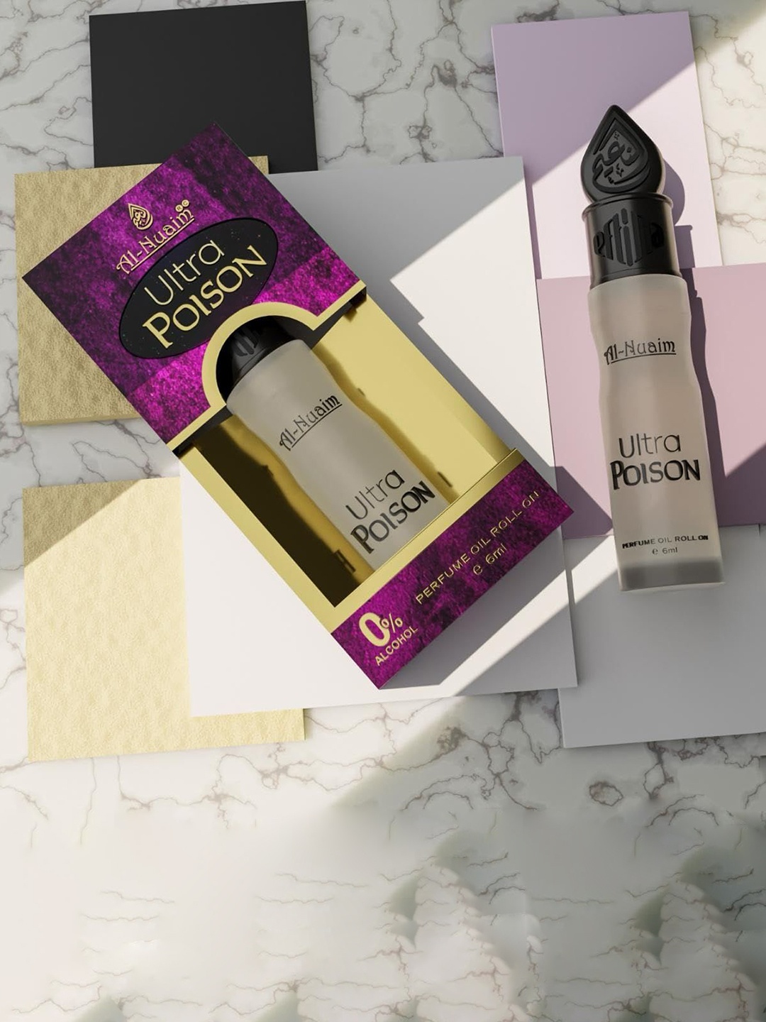 

Al-Nuaim E-Series Ultra Poison Alcohol Free Attar Roll-On - 6 ml, Purple