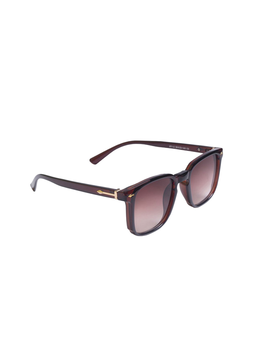 

DIMEH Adults Square Sunglasses with UV Protected Lens SG-235-Brown