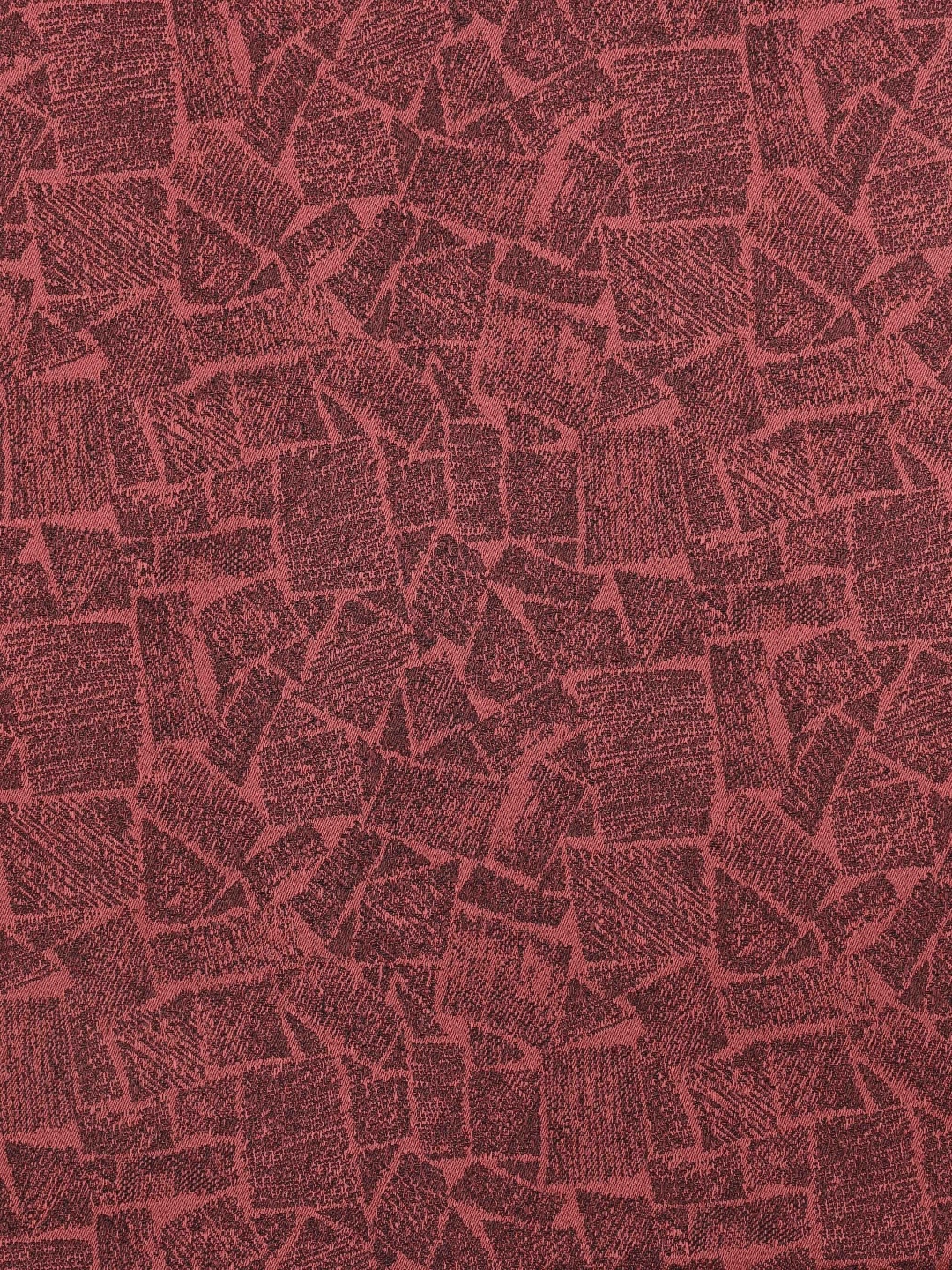 

Ariana Maroon Geometric Black Out Door Curtain