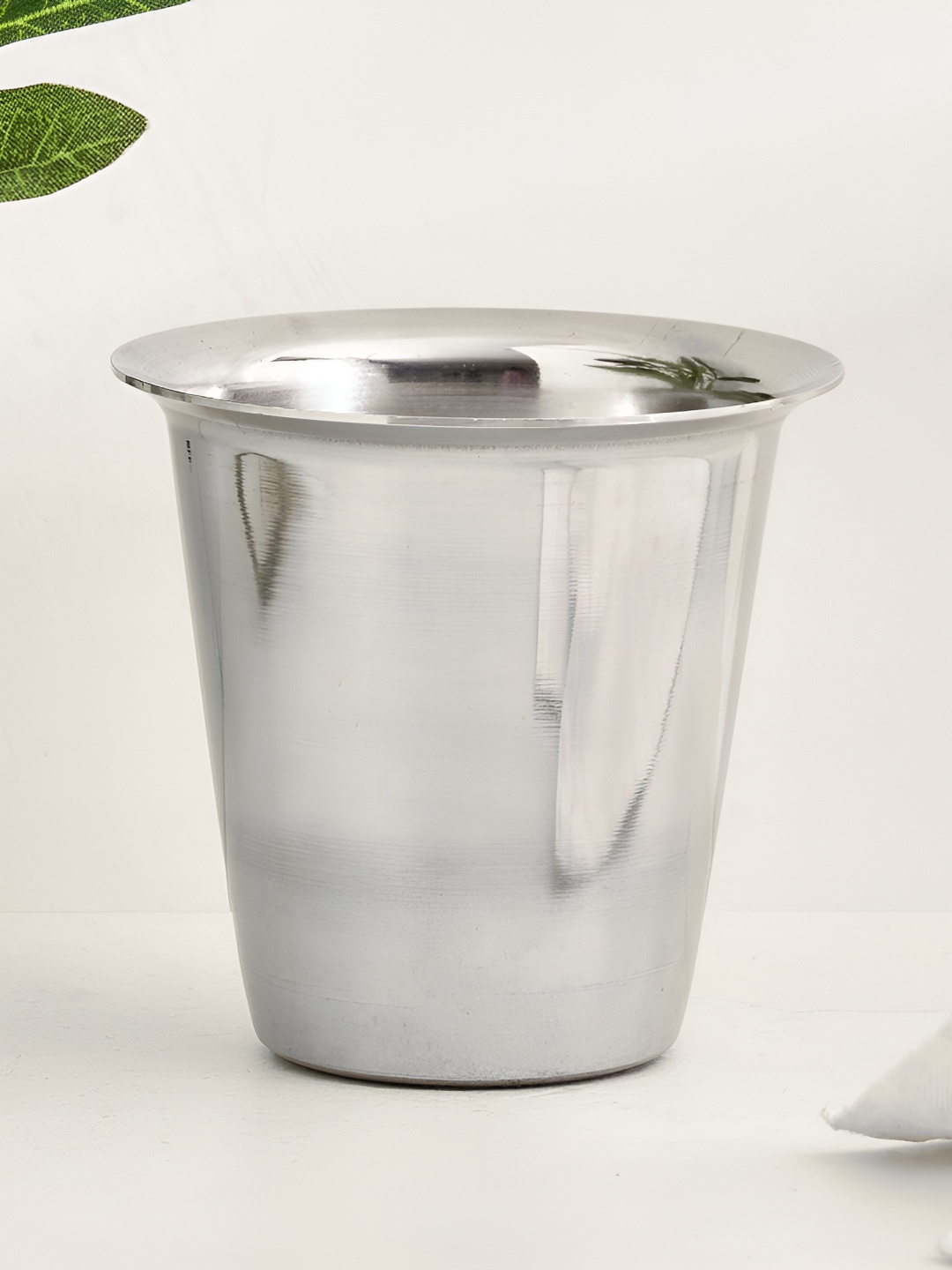 

Home Centre Corsica Aresco Stainless Steel Coffee Glass - 150 ml, Silver