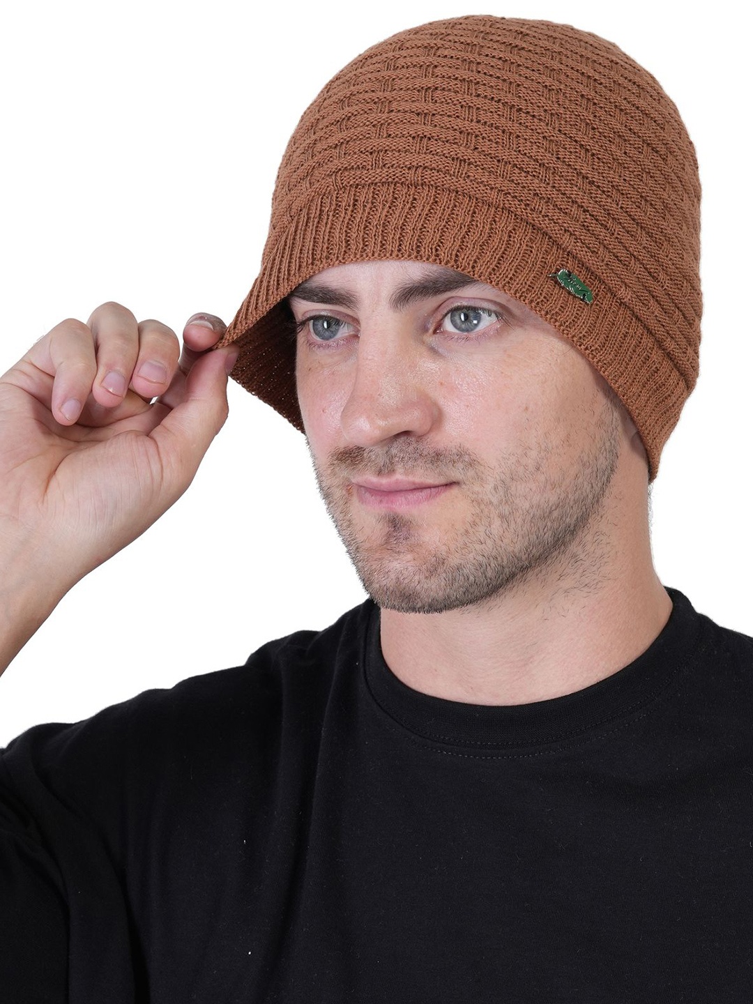 

TEEMOODS Men Beanie, Beige