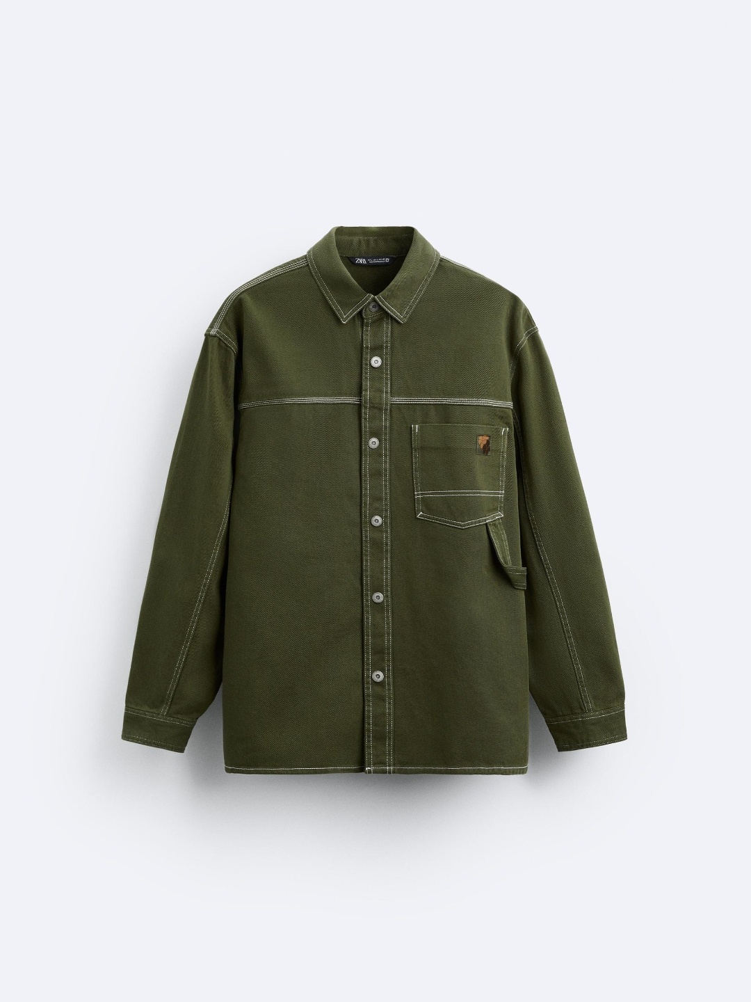 

ZARA Men Khaki Shirts