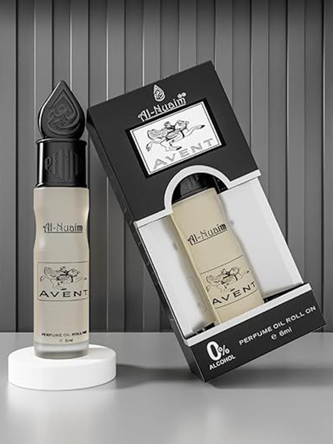 

Al-Nuaim E-Series Avent Alcohol Free Long Lasting Attar Roll-On - 6 ml, Black