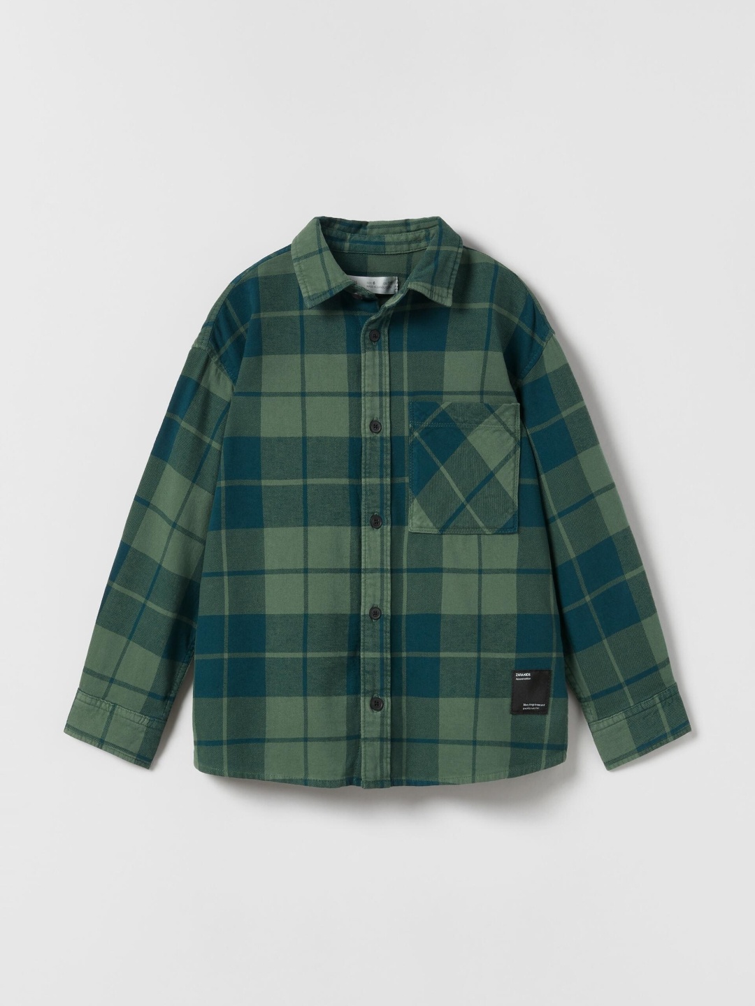 

ZARA Boys Green Shirts