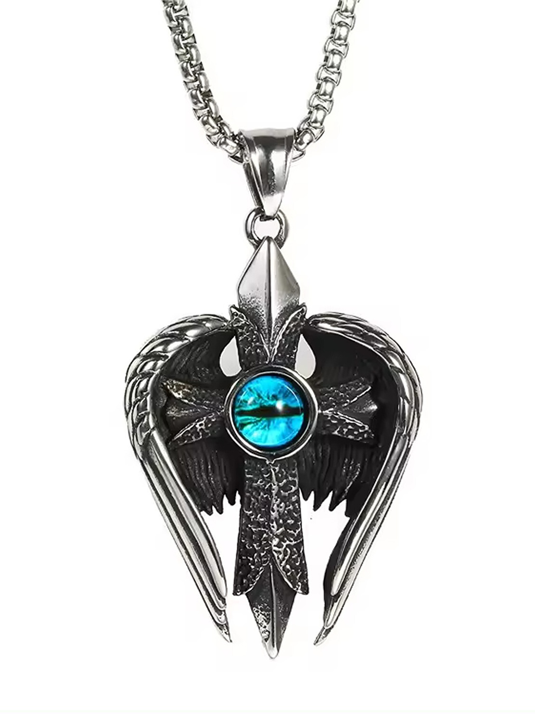 

Heer Collection Silver-Plated Contemporary Pendants with Chains