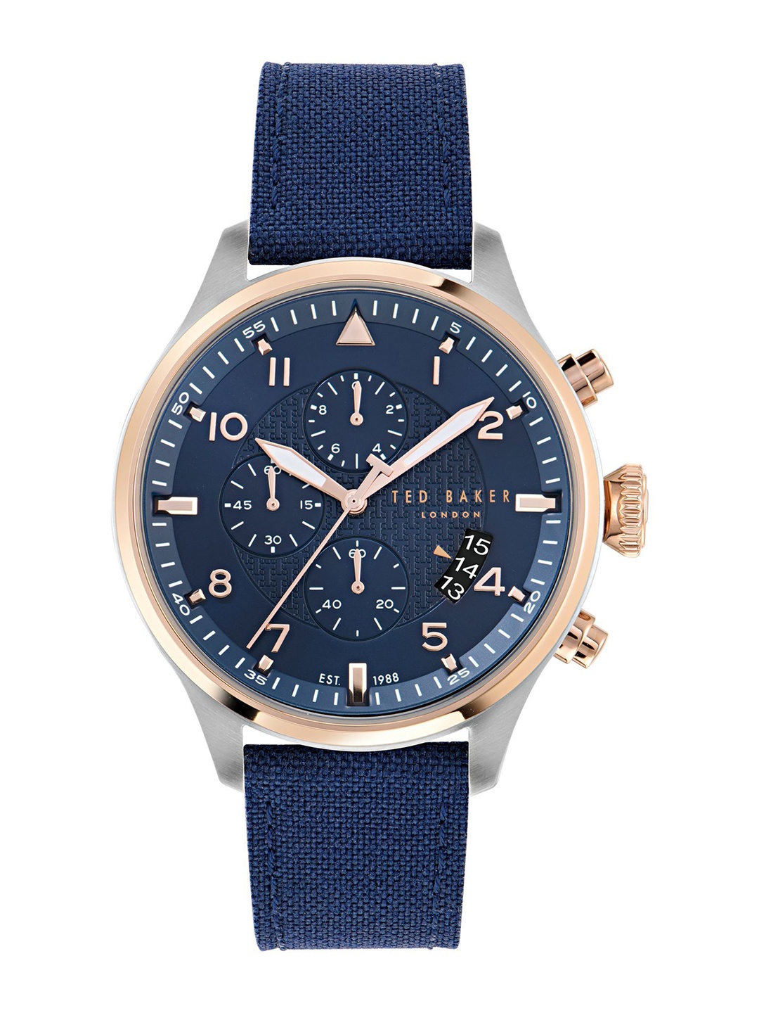 

Ted Baker Men Dial & Leather Straps Analogue Watch BKPFMF4019I-Blue