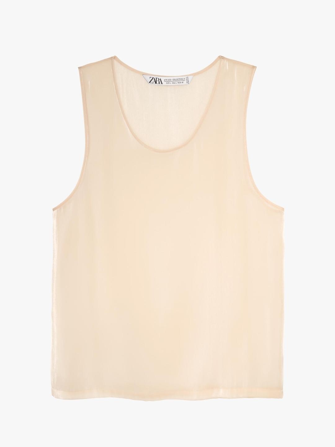 

ZARA Men Beige Shirts