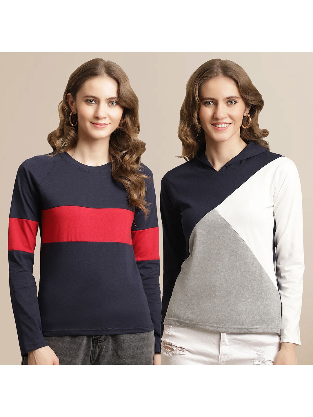 

Metronaut Women 2 Applique T-shirt, Multi