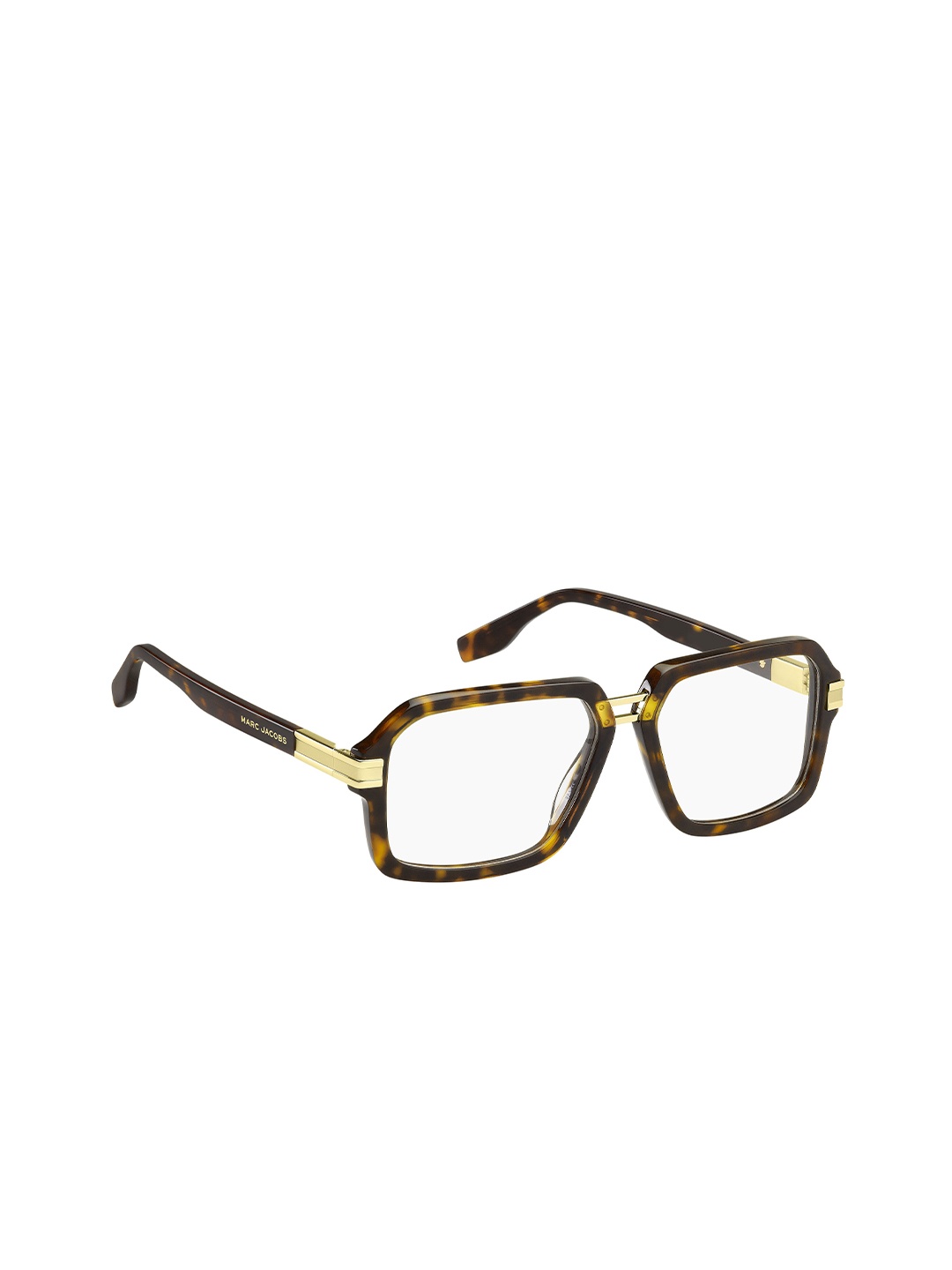 

MARC JACOBS Men Abstract Printed Full Rim Oversized Frames, Brown