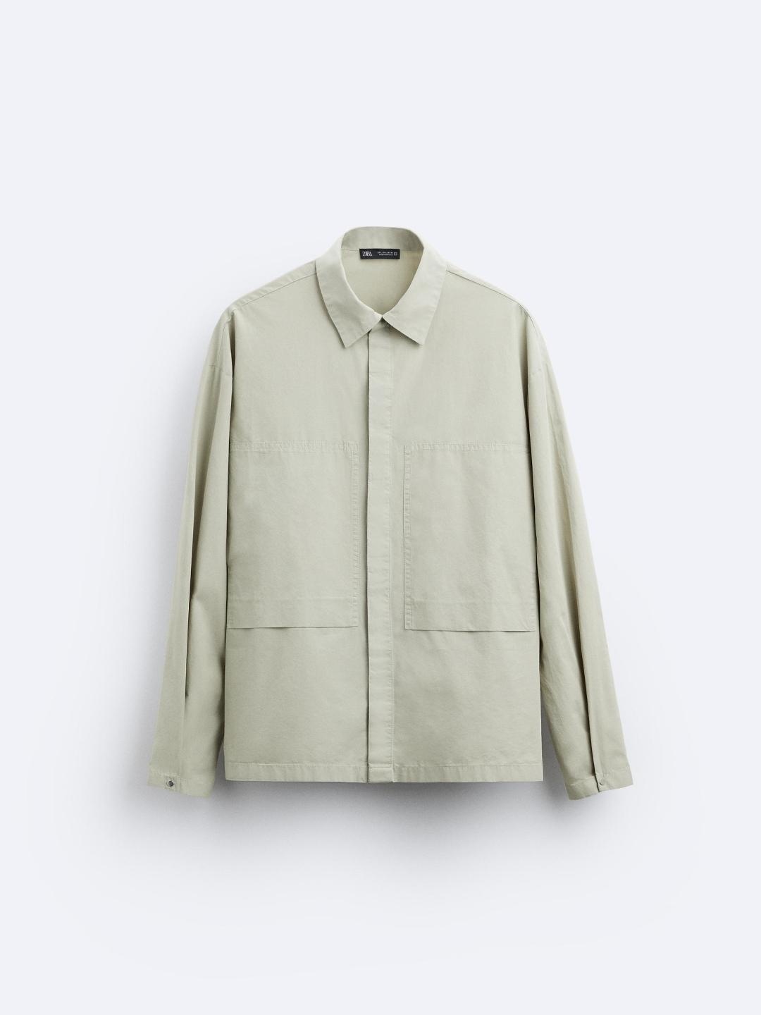 

ZARA Men Khaki Shirts