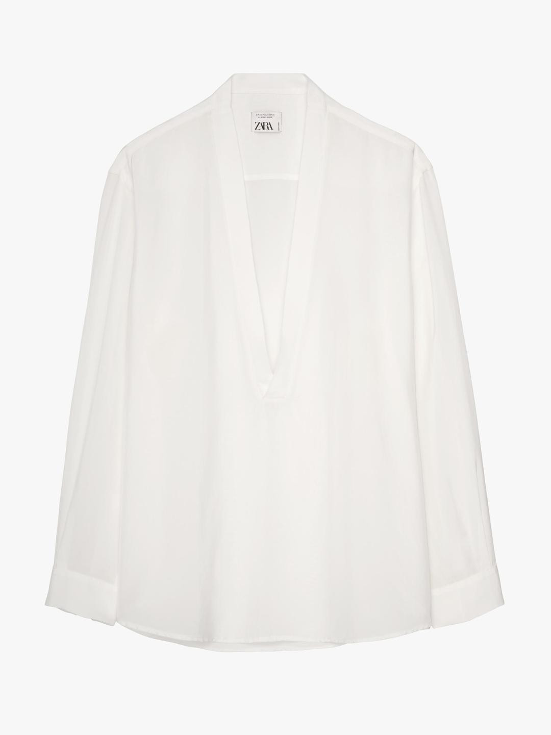 

ZARA Men Beige Shirts