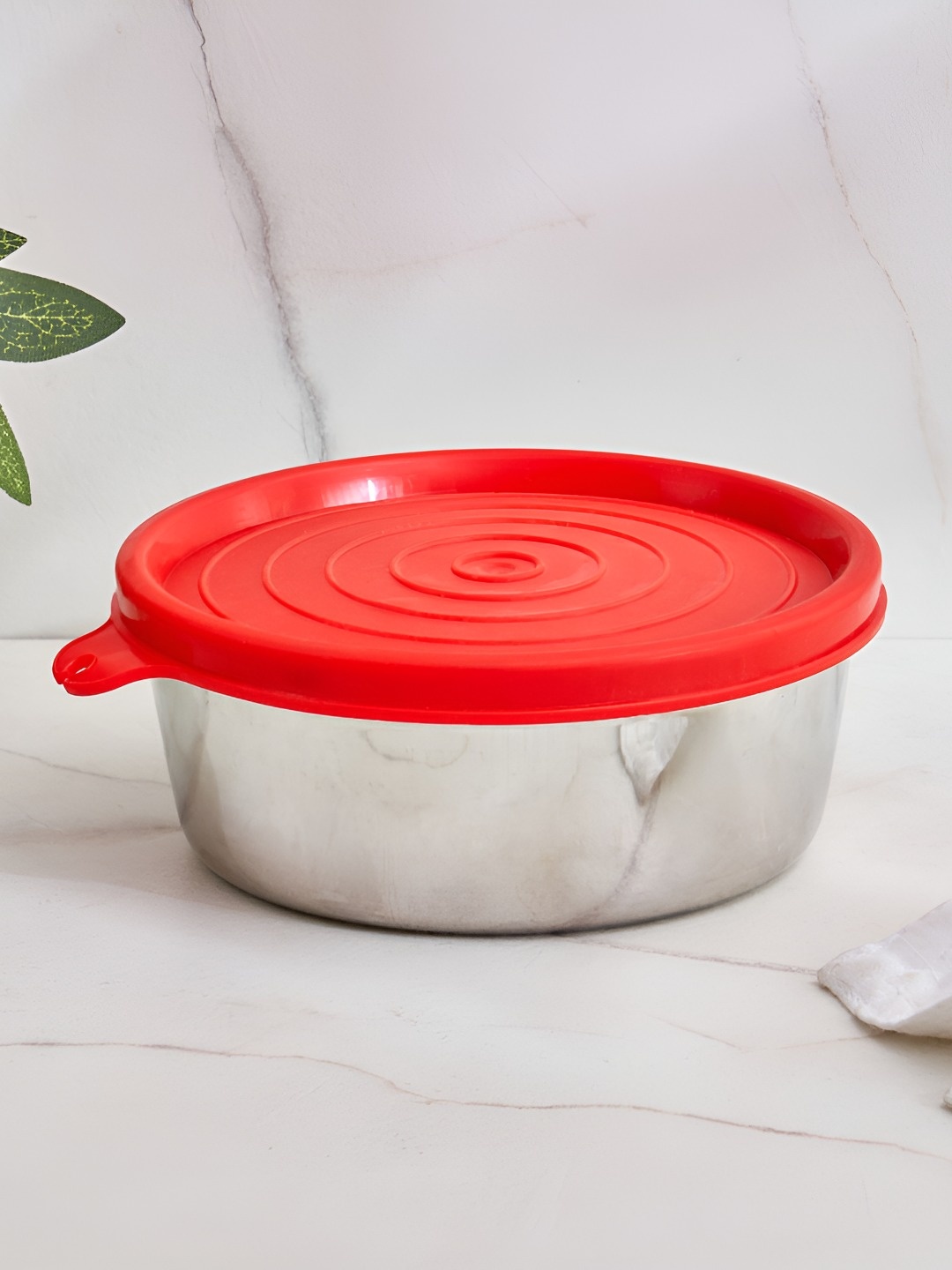 

Home Centre Red 2024 Stainless Steel Canister Container