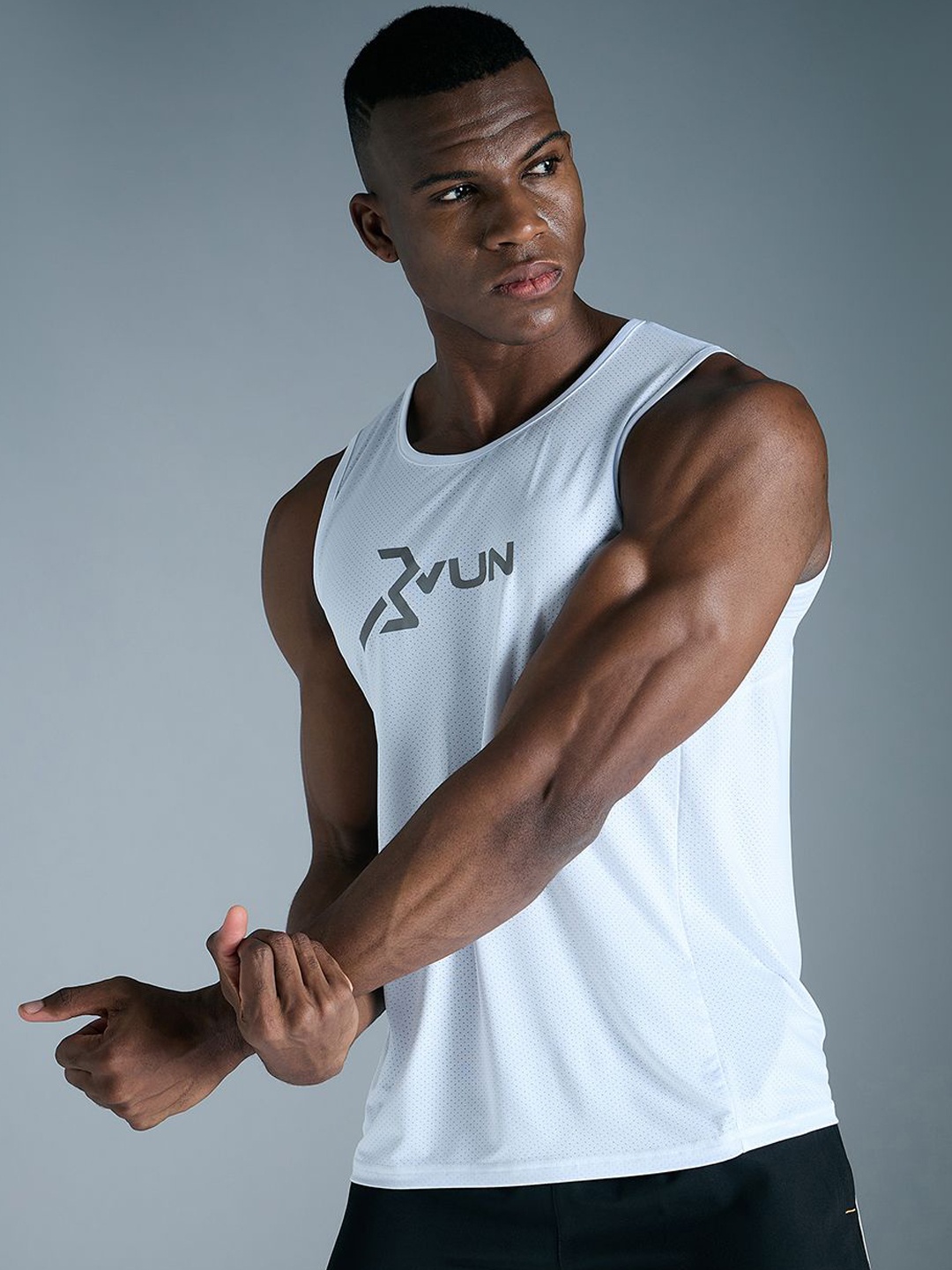 

SG Men Printed Innerwear Vests H3MV70331, White