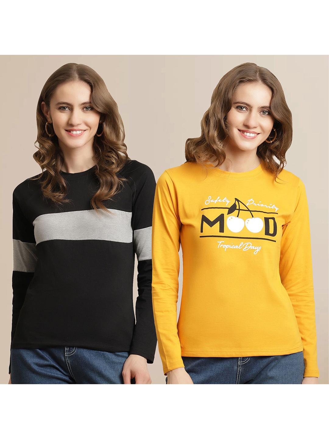 

Metronaut Women 2 Applique T-shirt, Multi