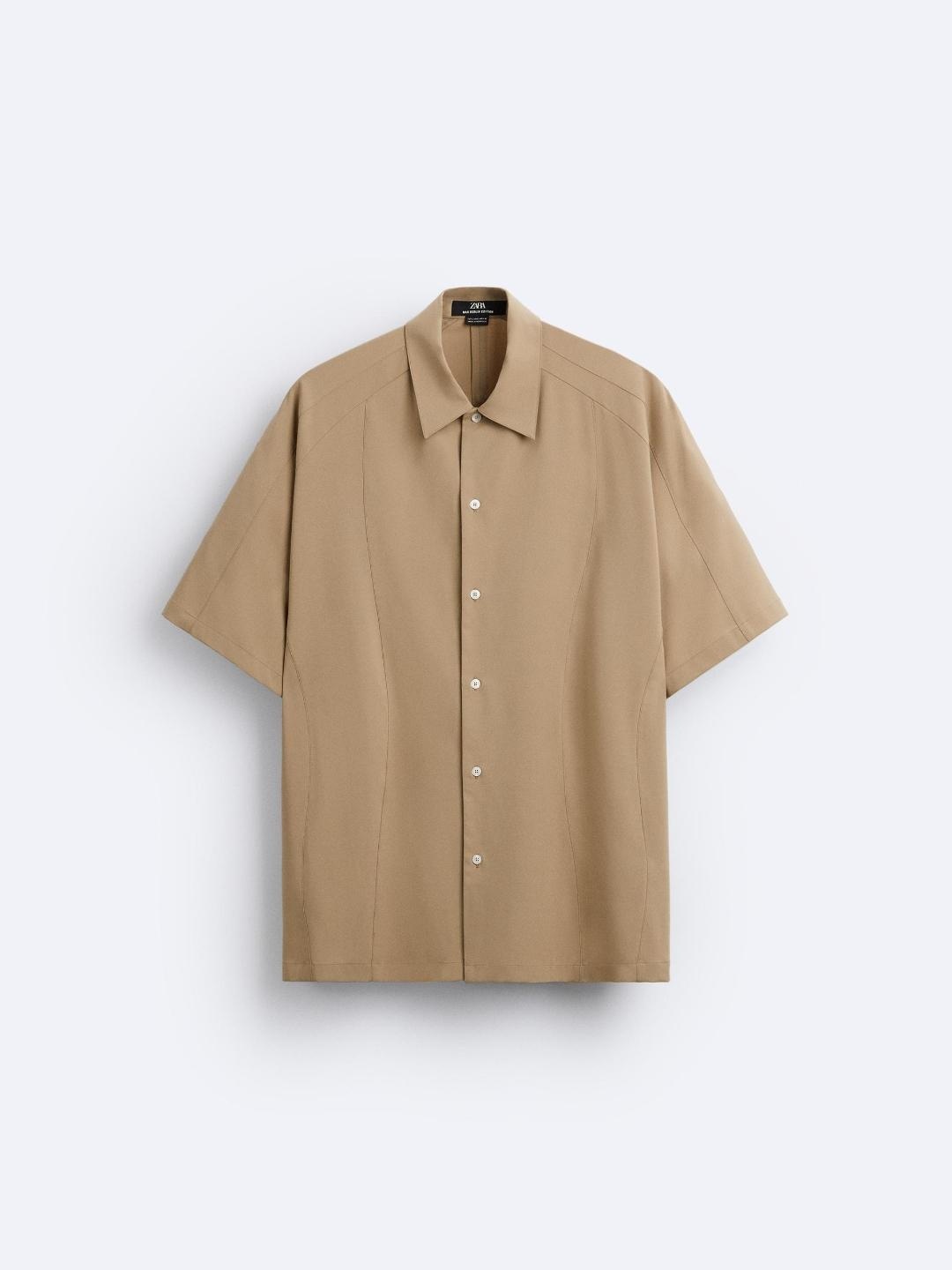 

ZARA Men Beige Shirts