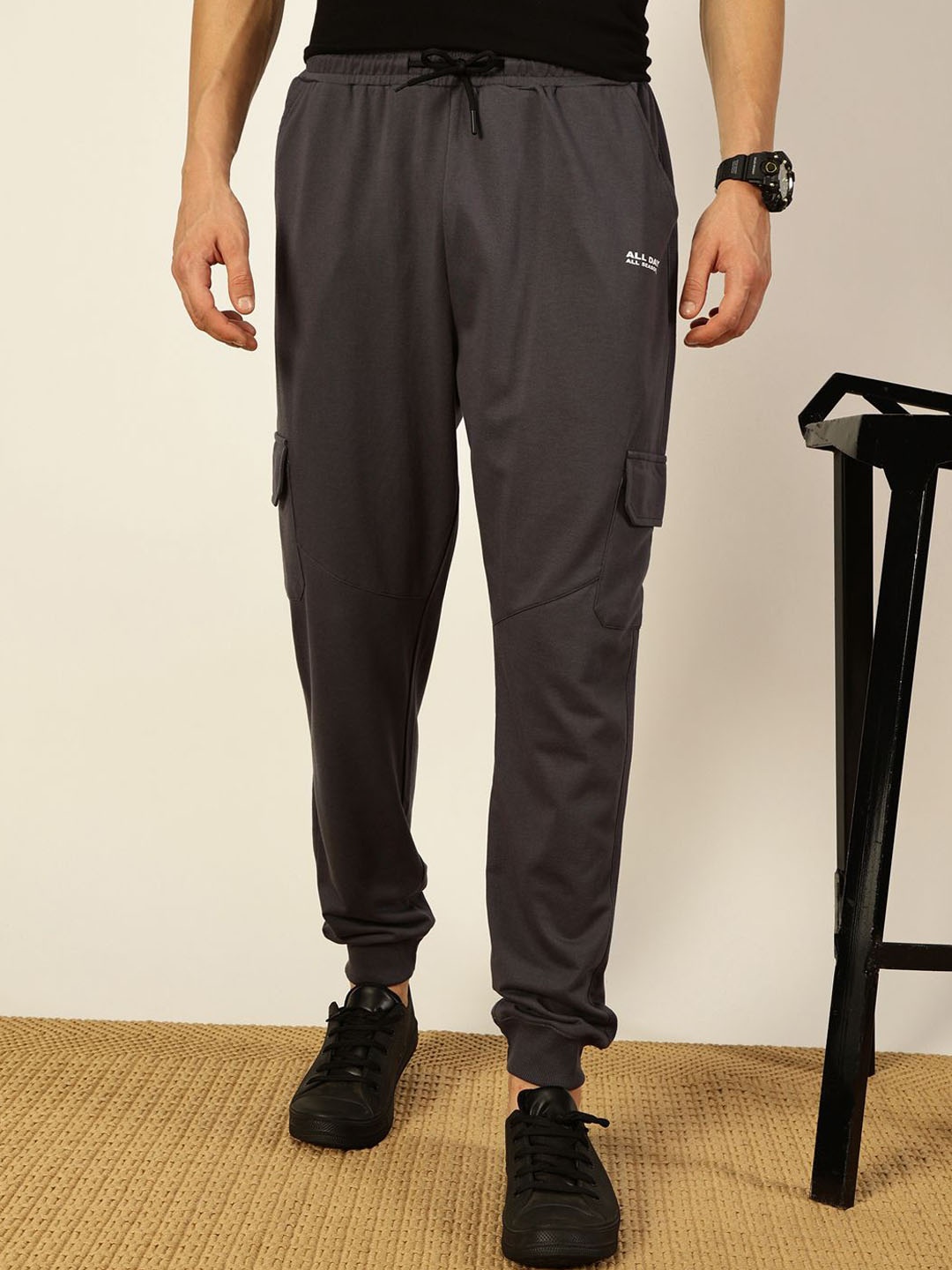 

Thomas Scott Men Anti Odour Joggers, Grey